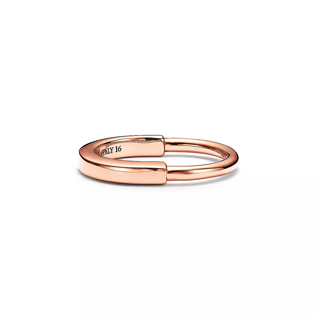 LOCK RING ROSE GOLD