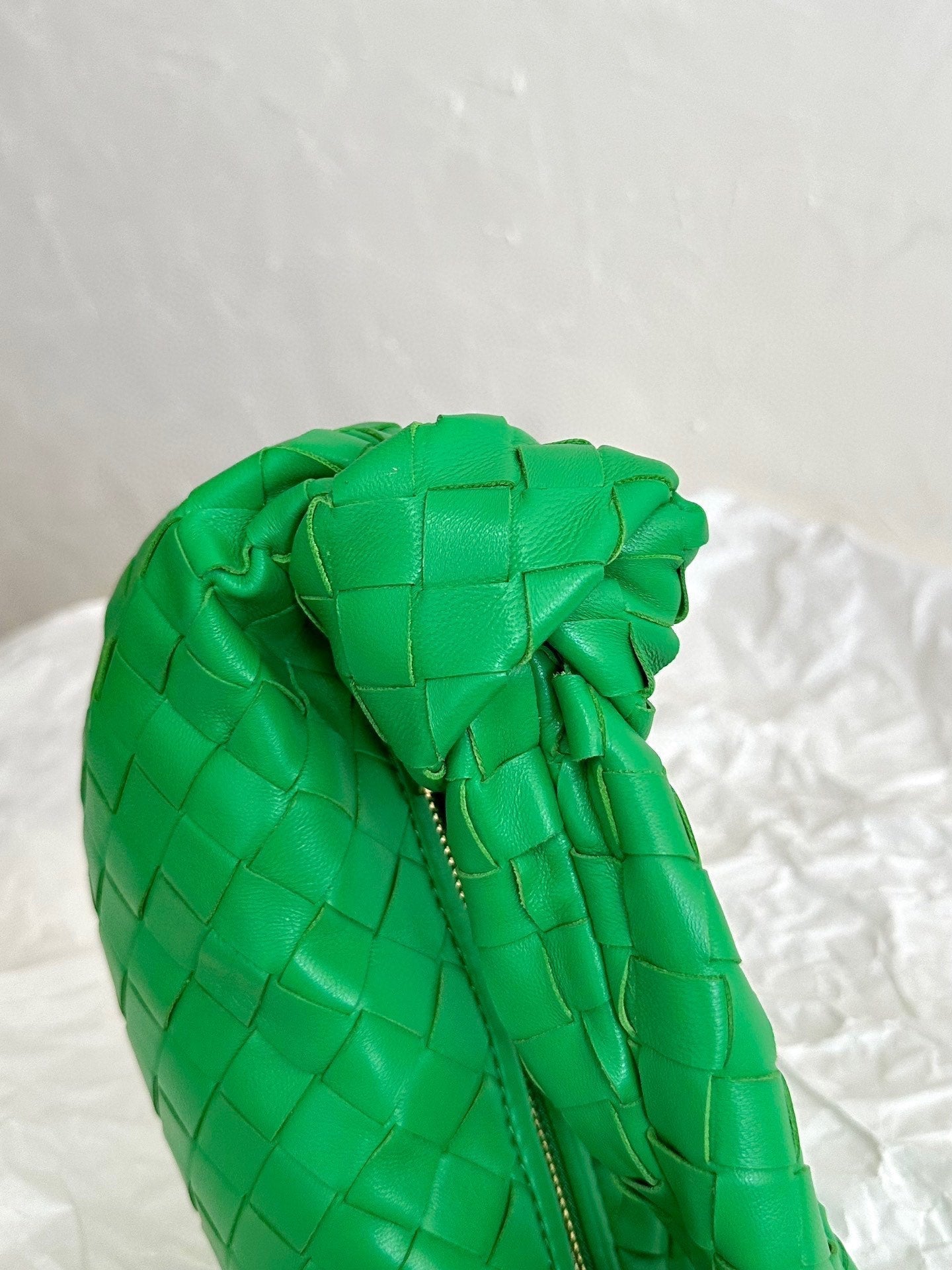 MINI JODIE 28 GREEN LAMBSKIN