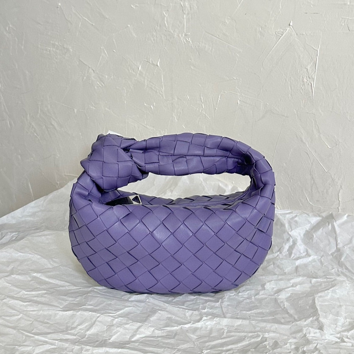 MINI JODIE 28 PURPLE LAMBSKIN
