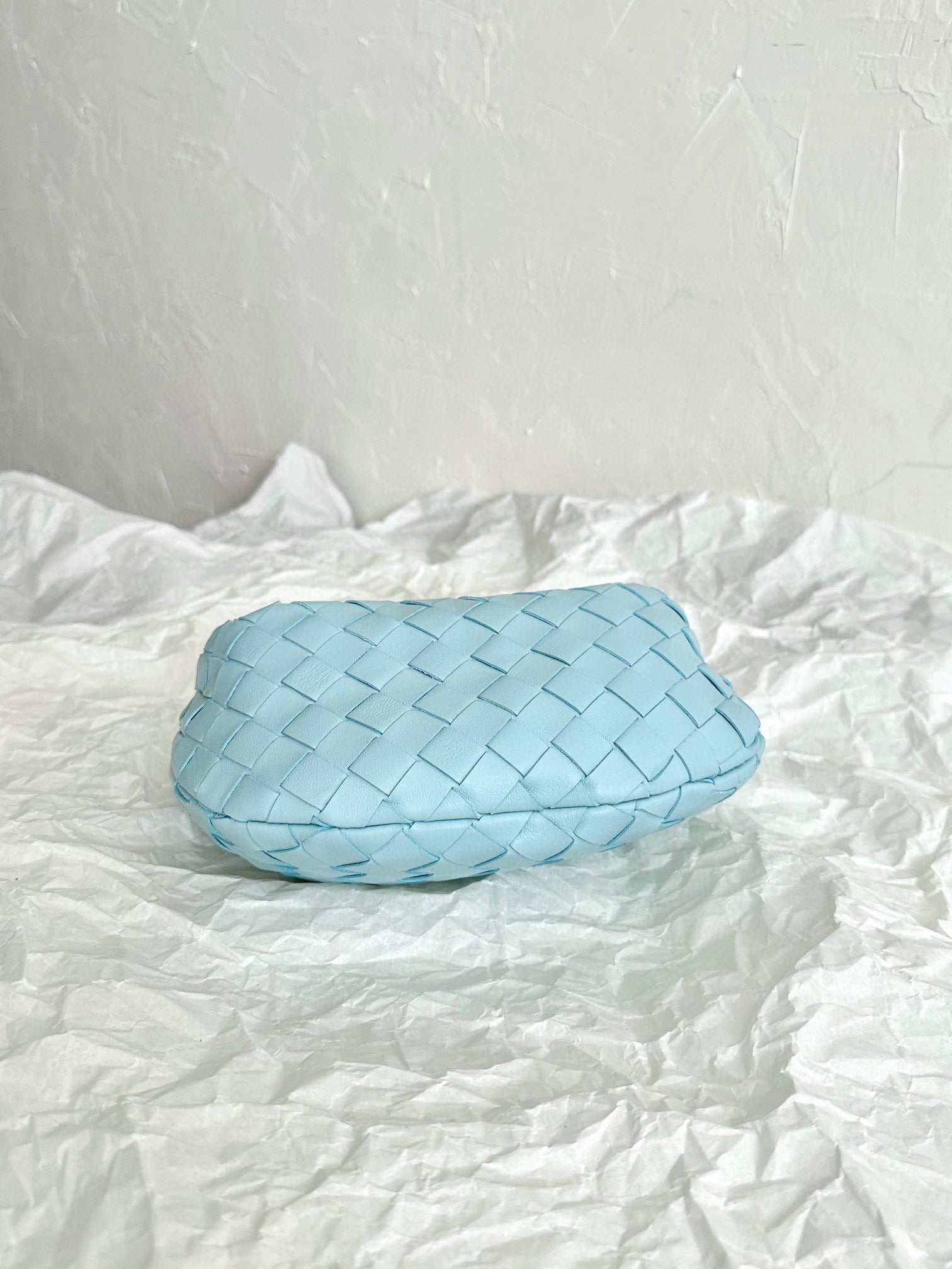 MINI JODIE 28 CLOUD BLUE LAMBSKIN