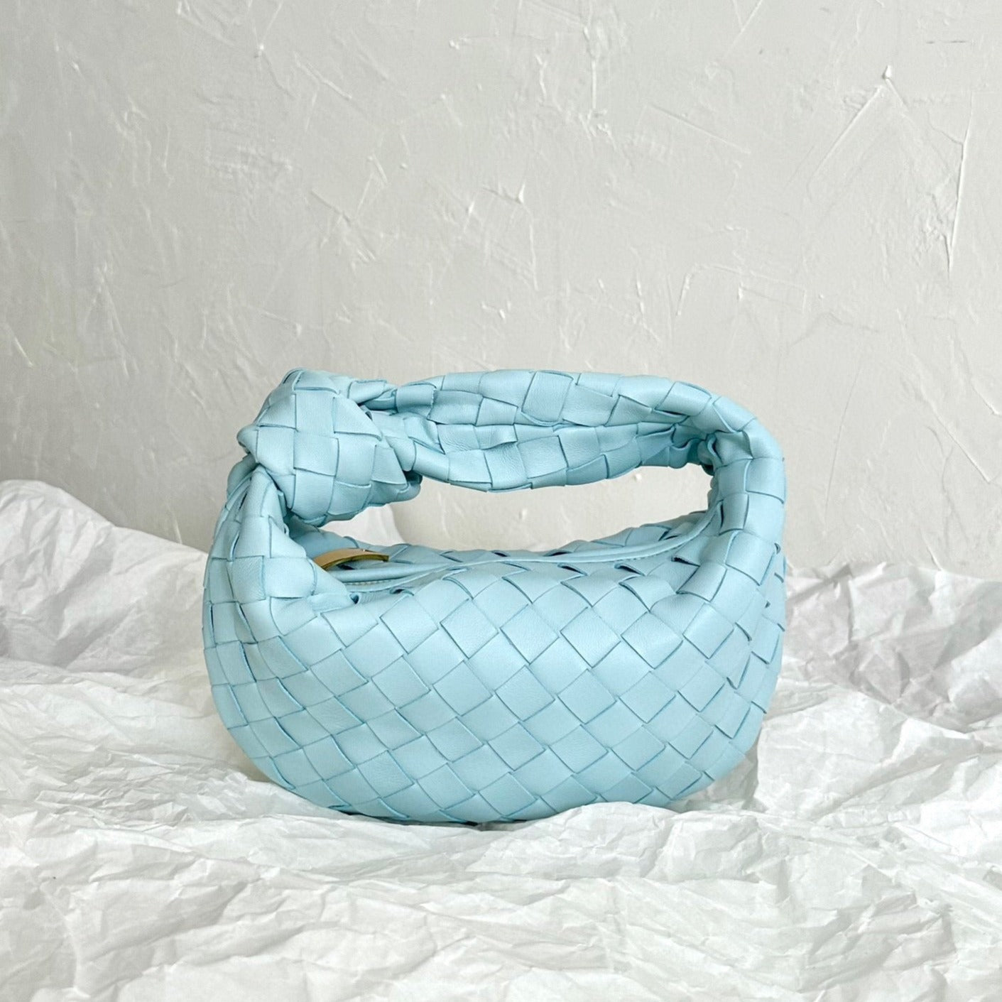 MINI JODIE 28 CLOUD BLUE LAMBSKIN