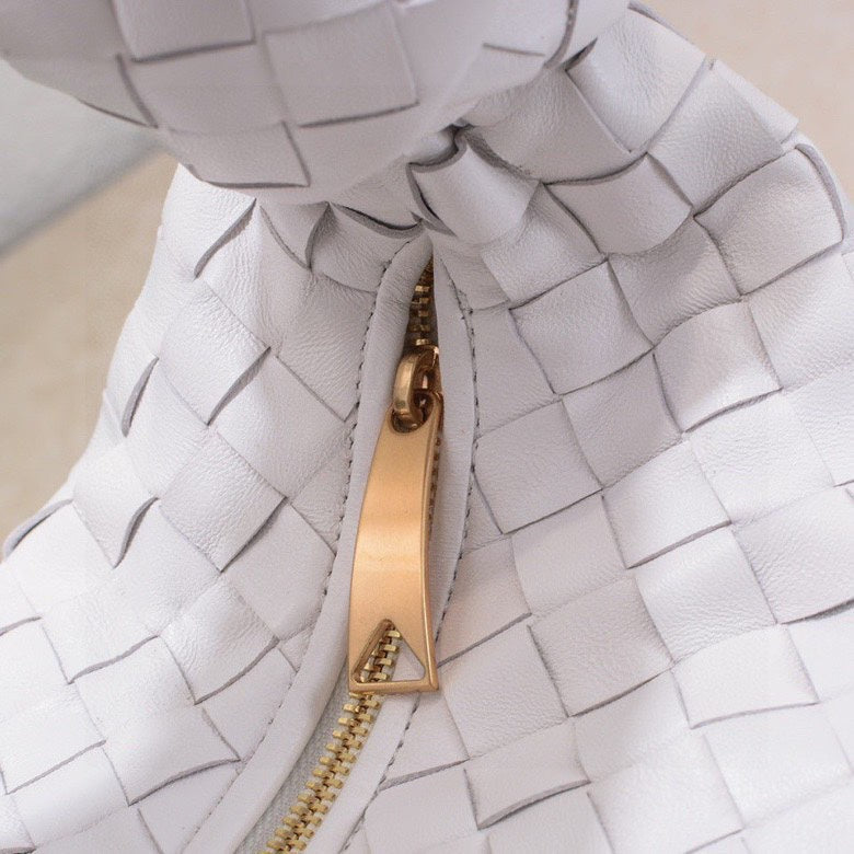 SMALL JODIE 48 WHITE LAMBSKIN