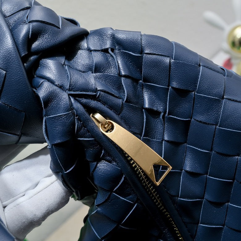 SMALL JODIE 48 BLUE LAMBSKIN