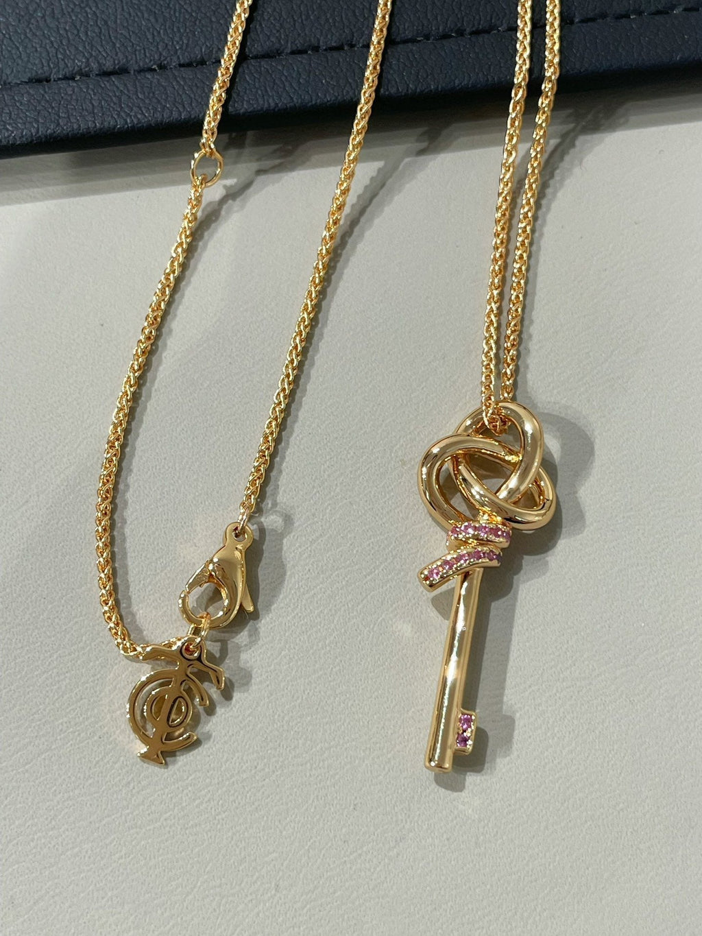 TIFFAN KEY WOVEN NECKLACE