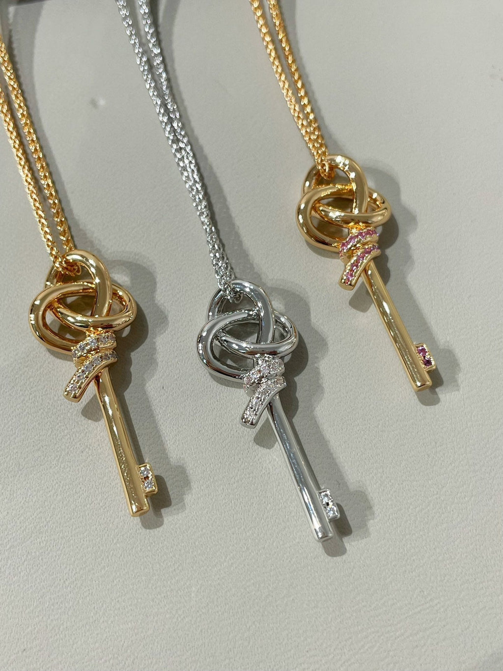 TIFFAN KEY WOVEN NECKLACE