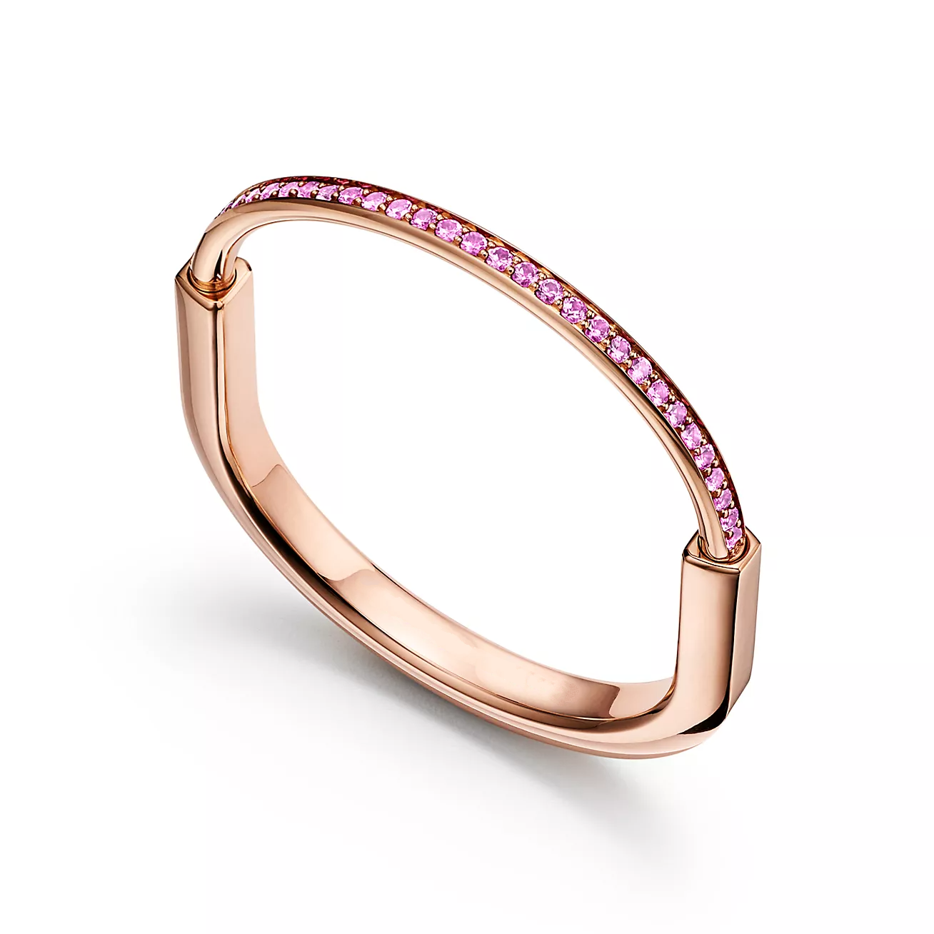 LOCK BRACELET ROSE DIAMOND ROSE GOLD