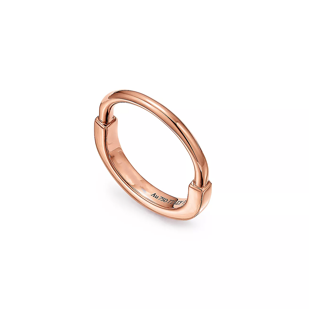 LOCK RING ROSE GOLD