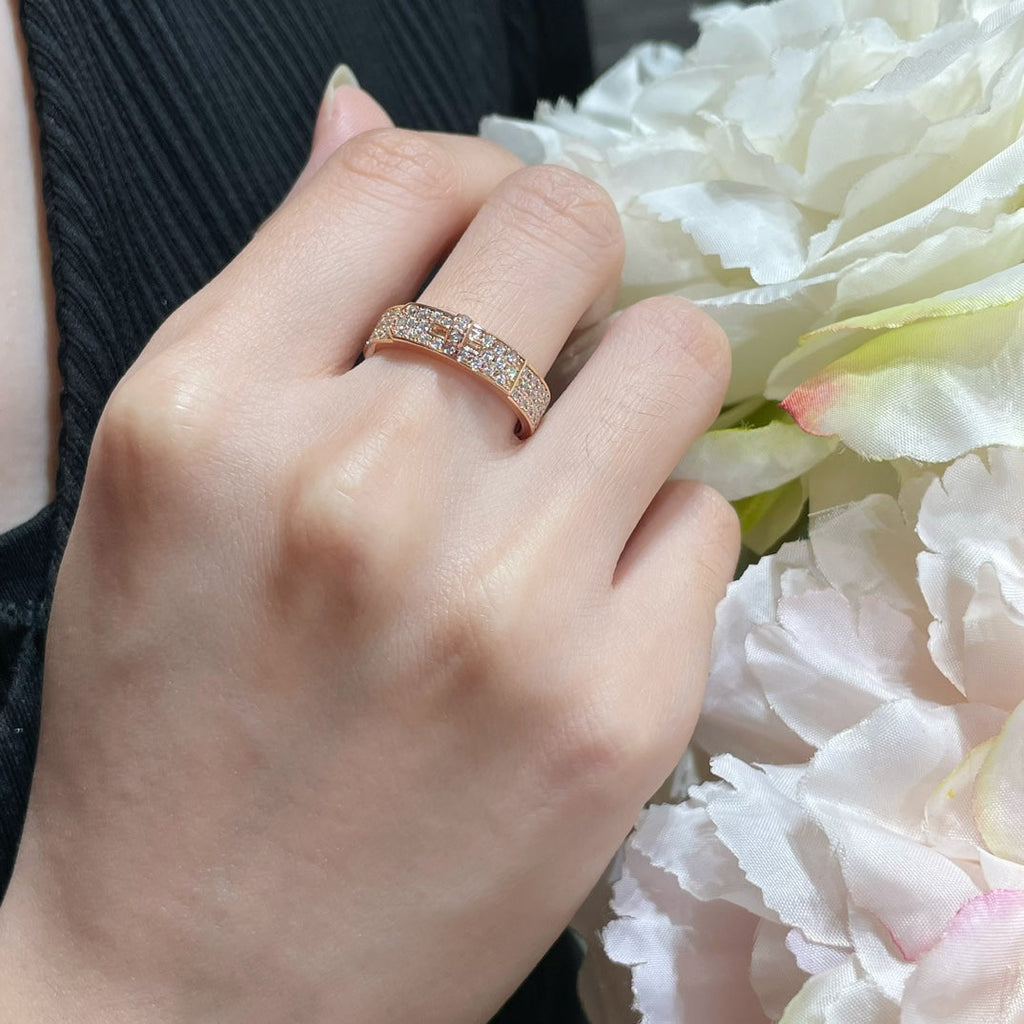 KELLY ROSE GOLD DIAMOND RING