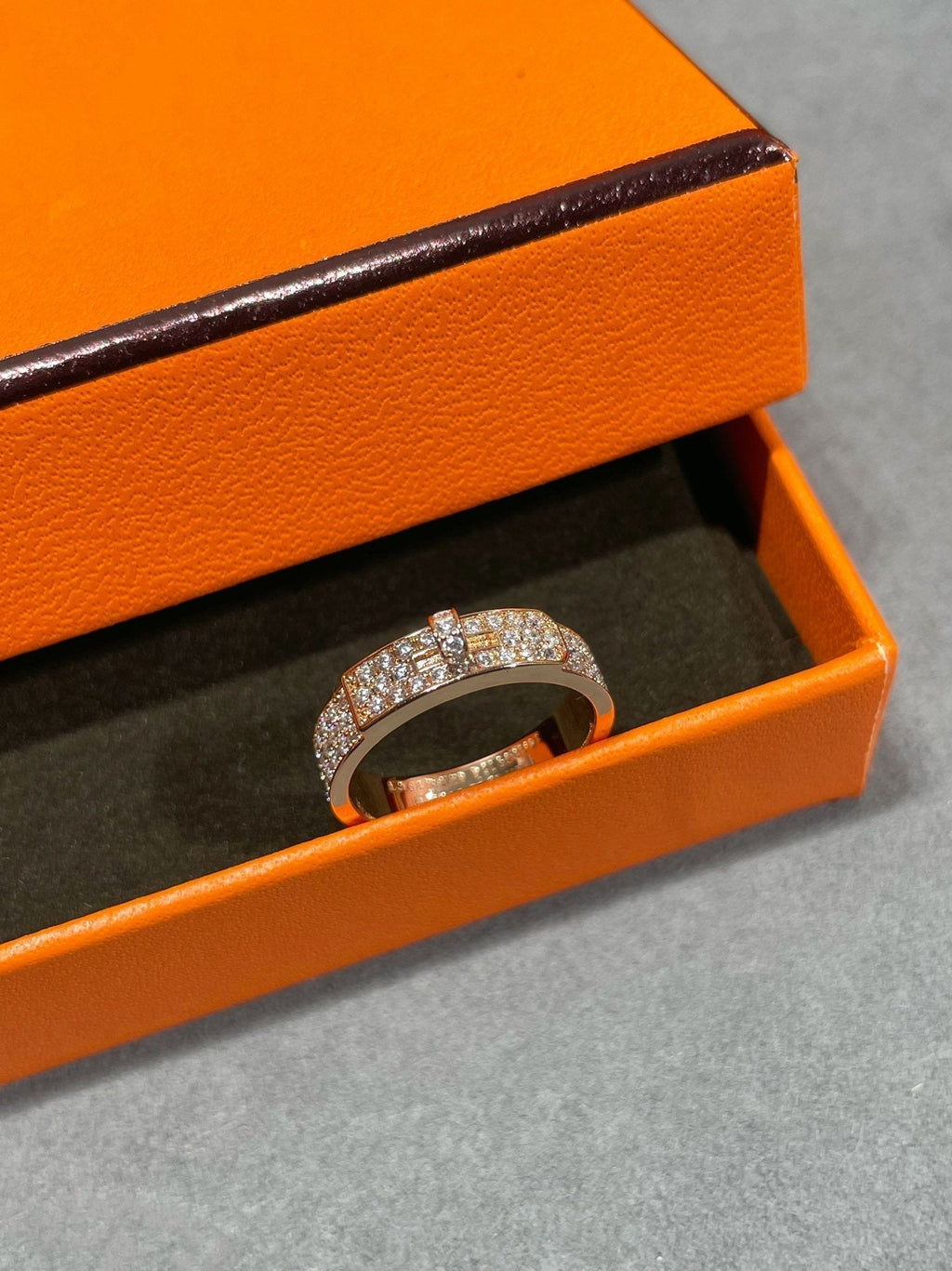 KELLY ROSE GOLD DIAMOND RING