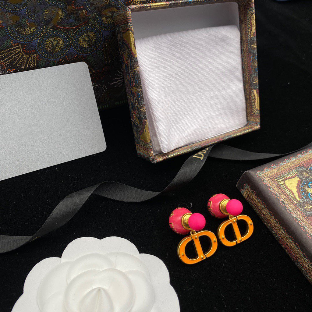 CD PEARL ROSE GOLD EARRINGS