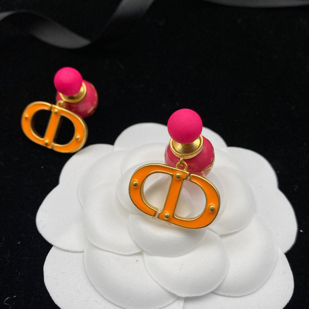 CD PEARL ROSE GOLD EARRINGS