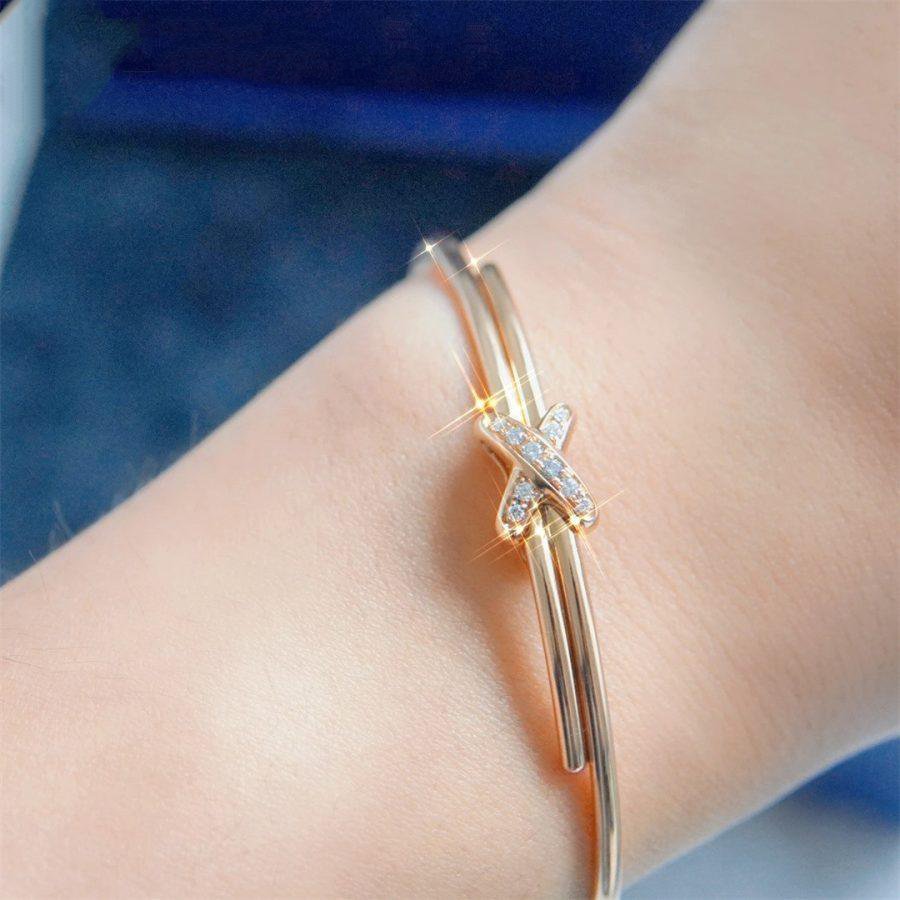 JEUX DE BRACELET ROSE GOLD DIAMONDS