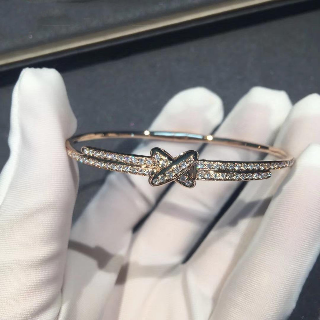 JEUX DE BRACELET DIAMONDS ROSE GOLD