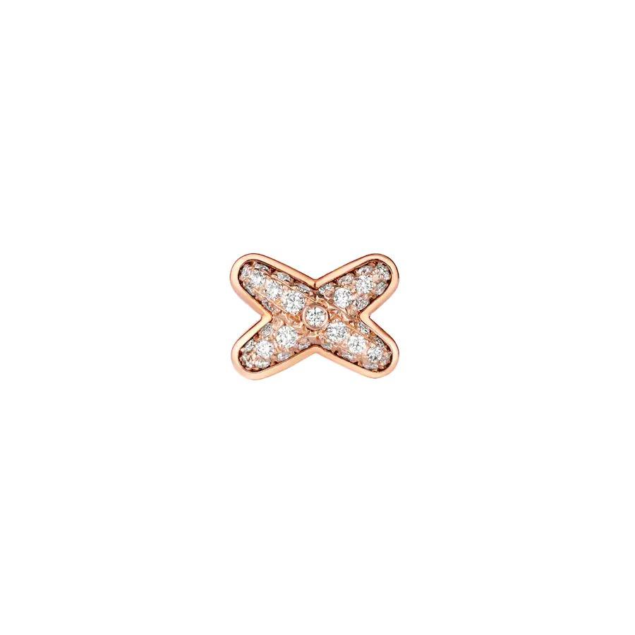JEUX DE ROSE GOLD DIAMOND EARRINGS
