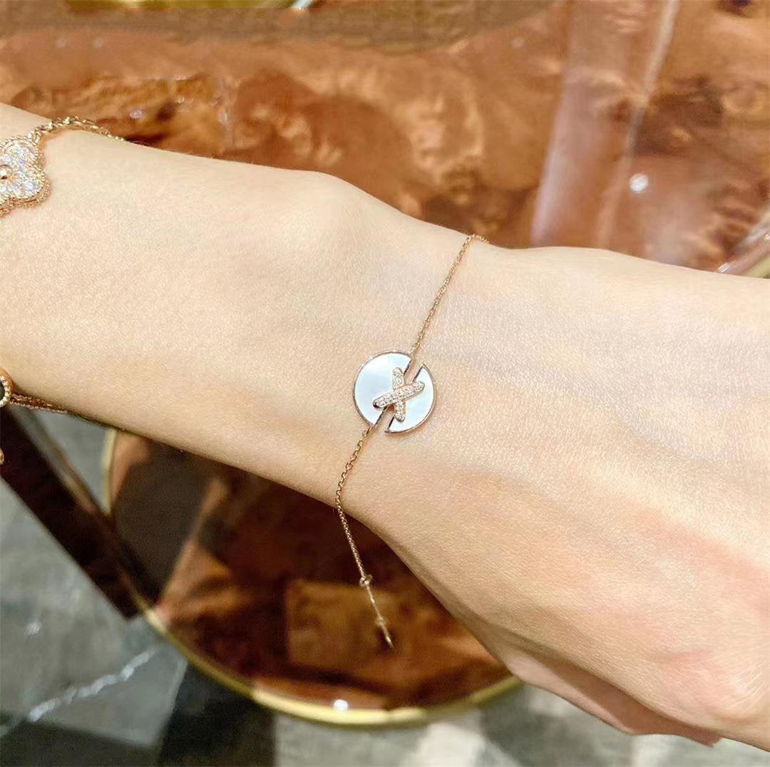 JEUX DE BRACELET MOP ROSE GOLD DIAMONDS