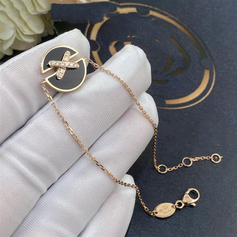 JEUX DE BRACELET ONYX ROSE GOLD DIAMOND