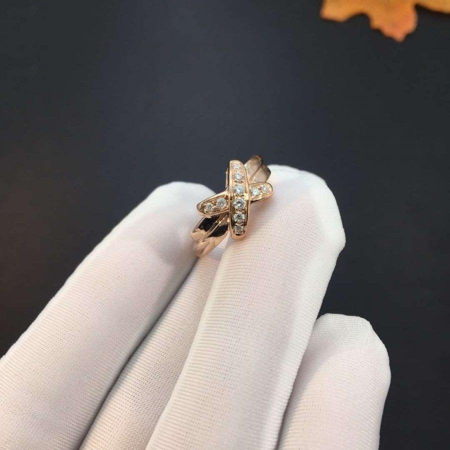 JEUX DE ROSE GOLD DIAMOND RING