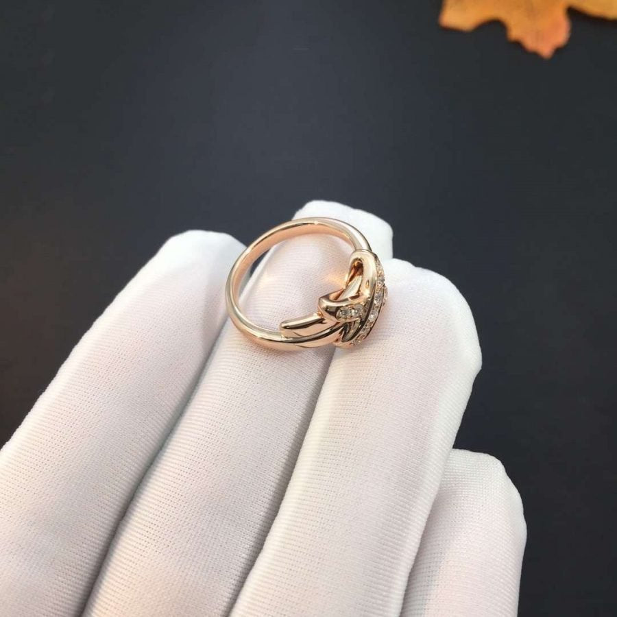 JEUX DE ROSE GOLD DIAMOND RING