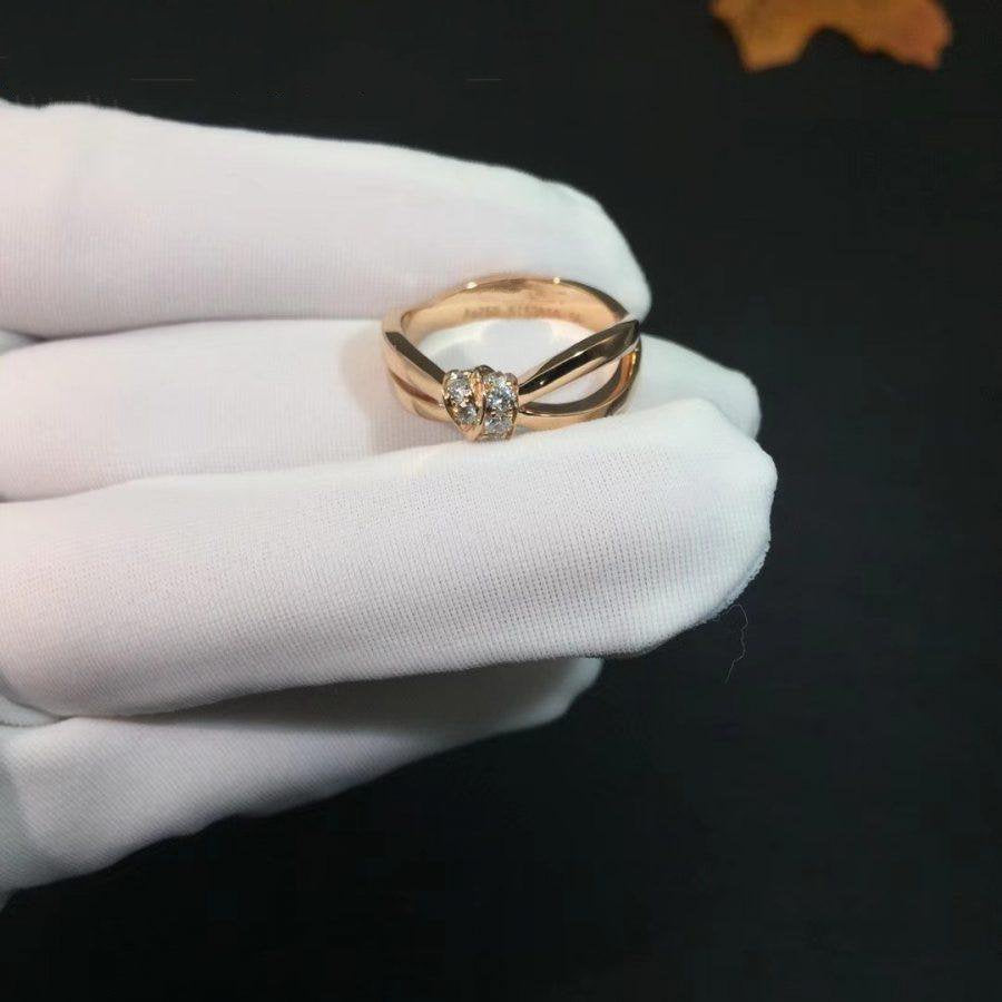 LIENS RING ROSE GOLD DIAMOND