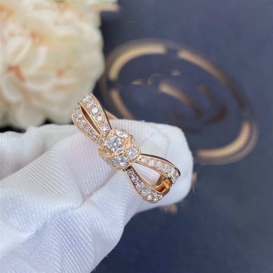 LIENS ROSE GOLD DIAMOND RING