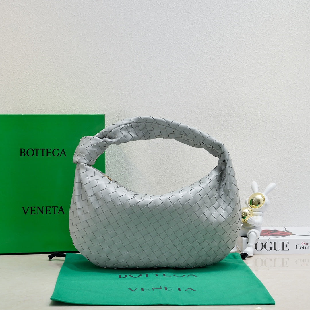 SMALL JODIE 48 GREY LAMBSKIN