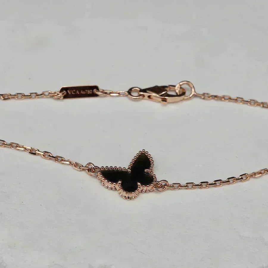 BUTTERFLY ONYX  BUTTERFLY BRACELET