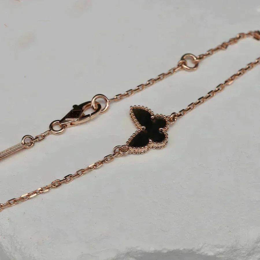 BUTTERFLY ONYX  BUTTERFLY BRACELET