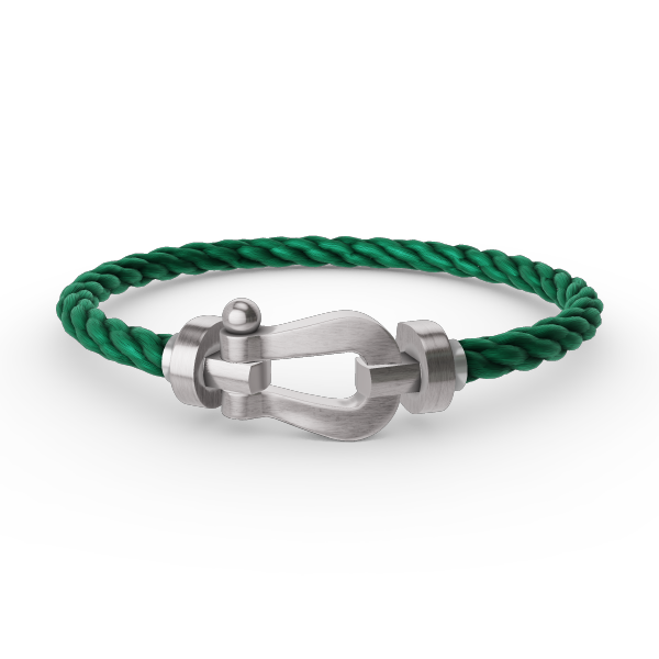 FORCE LARGE HORSESHOE NO DIAMOND BRACELET SILVER